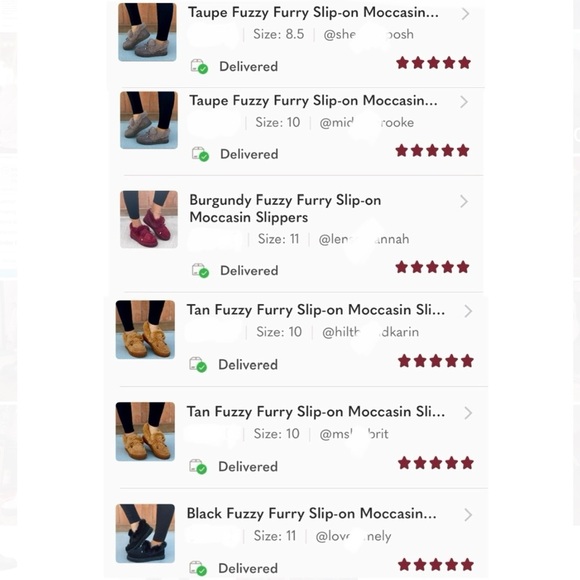 Tan Fuzzy Furry Slip-on Moccasin Slippers - Picture 6 of 10